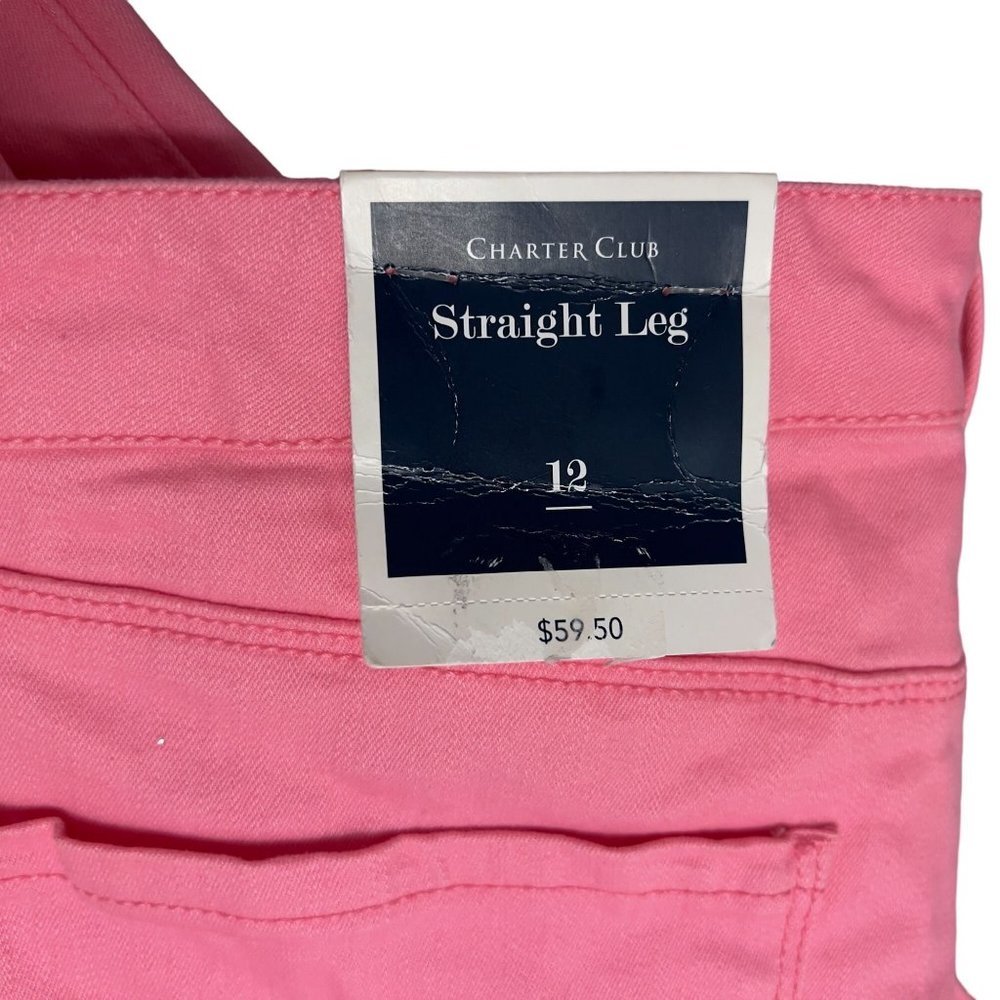 Charter Club - Straight Leg Jeans - Size 12 (34x26) NWT - Picture 4 of 7